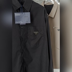 PRADA Prada весна-лето 2025, новая рубашка-куртка, ткань из смеша