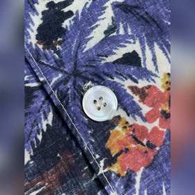 Короткорукавная рубашка Prada Hawaii с принтом. Эта хлопковая руб