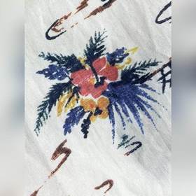 Короткорукавная рубашка Prada Hawaii с принтом. Эта хлопковая руб
