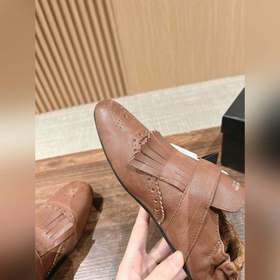 Ретро туфли с бахромой от Prada Популярная модель! Модель с подиу