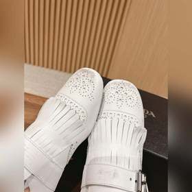 Ретро туфли с бахромой от Prada Популярная модель! Модель с подиу