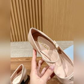 Новая модель женских туфель Prada из кожи Nappa Оригинальная мягк