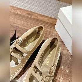 Prada Рафи-плетеные туфли-лодочки на плоской подошве Уровень поку