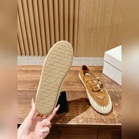 Prada Рафи-плетеные туфли-лодочки на плоской подошве Уровень поку