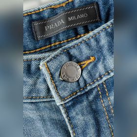 PRADA 2025SS джинсы для повседневной носки Одежда для повседневно