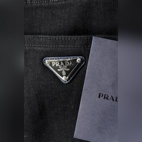 PRADA 2025SS джинсы для повседневной носки Одежда для повседневно