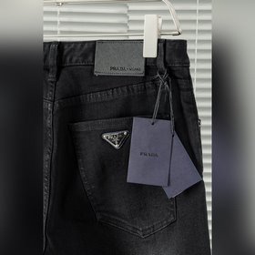 PRADA 2025SS джинсы для повседневной носки Одежда для повседневно
