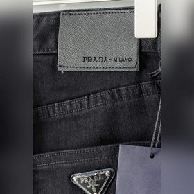 PRADA 2025SS джинсы для повседневной носки Одежда для повседневно