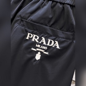 Prada 2025 весна-лето новые шорты, модные повседневные брюки с кл
