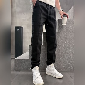 Prada 2025ss весна-лето новые модели мужских брюк для отдыха и де