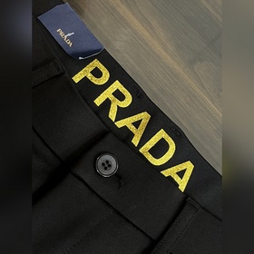 Prada эксклюзивная новая модель модных брюк для мужчин, высококач