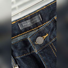 PRADA 2025SS джинсы для повседневной носки Одежда для повседневно