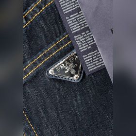 PRADA 2025SS джинсы для повседневной носки Одежда для повседневно