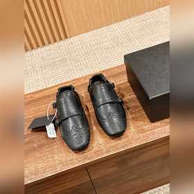Prada Подиумная модель ретро туфли с бахромой, с ремешком и полуо