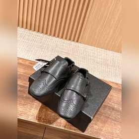 Prada Подиумная модель ретро туфли с бахромой, с ремешком и полуо