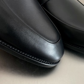 Prada Новая серия мужских кожаных лофей Saffiano Импортная теляч