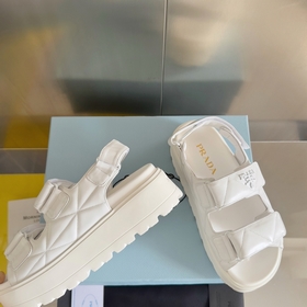 Топовая версия： женская  Prada Серия Nappa Перекрестные ремешки