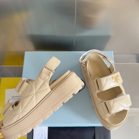 Топовая версия： женская  Prada Серия Nappa Перекрестные ремешки