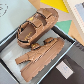 Топовая версия： женская  Prada Серия Nappa Перекрестные ремешки
