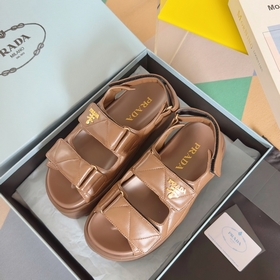Топовая версия： женская  Prada Серия Nappa Перекрестные ремешки 