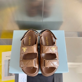 Топовая версия： женская  Prada Серия Nappa Перекрестные ремешки 