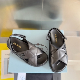 Топовая версия： женская  Prada Серия Nappa Перекрестные ремешки