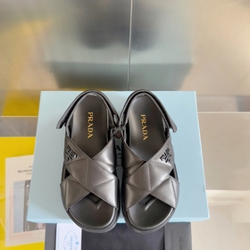Топовая версия： женская  Prada Серия Nappa Перекрестные ремешки 