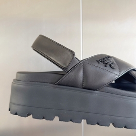Топовая версия： женская  Prada Серия Nappa Перекрестные ремешки 