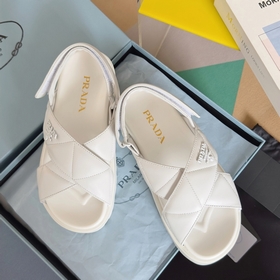 Топовая версия： женская  Prada Серия Nappa Перекрестные ремешки
