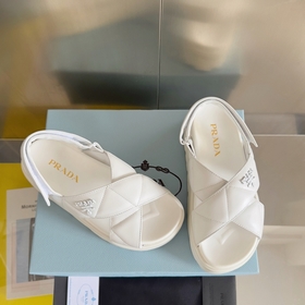 Топовая версия： женская  Prada Серия Nappa Перекрестные ремешки