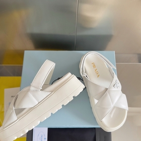 Топовая версия： женская  Prada Серия Nappa Перекрестные ремешки