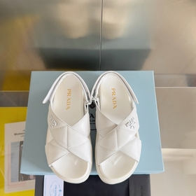 Топовая версия： женская  Prada Серия Nappa Перекрестные ремешки 