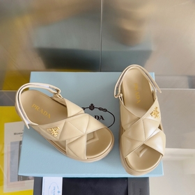 Топовая версия： женская  Prada Серия Nappa Перекрестные ремешки