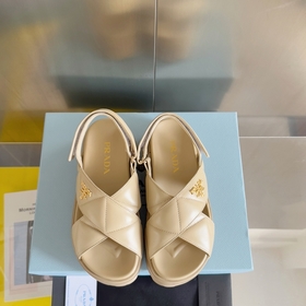 Топовая версия： женская  Prada Серия Nappa Перекрестные ремешки 