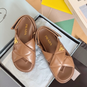Топовая версия： женская  Prada Серия Nappa Перекрестные ремешки