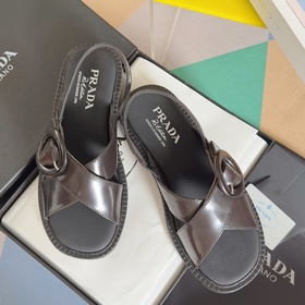 Топовая версия： женская модель Prada P-серия Новейшие сандалии с