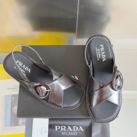 Топовая версия： женская модель Prada P-серия Новейшие сандалии с