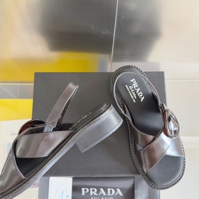 Топовая версия： женская модель Prada P-серия Новейшие сандалии с