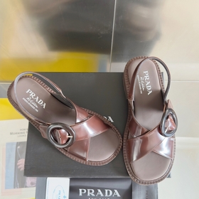 Топовая версия： женская модель Prada P-серия Новейшие сандалии с