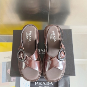 Топовая версия： женская модель Prada P-серия Новейшие сандалии с