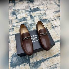 PRADA ~ Размер： 38-45 Новые высококачественные мужские кожаные т