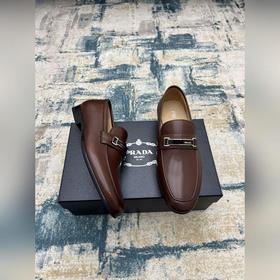 PRADA ~ Размер： 38-45 Новые высококачественные мужские кожаные т