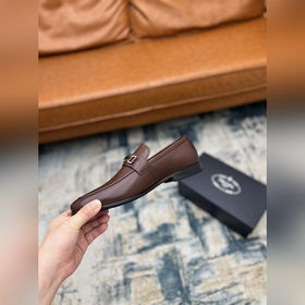 PRADA ~ Размер： 38-45 Новые высококачественные мужские кожаные т