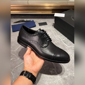 Мужские кожаные туфли PRADA, импортный товар, материал： кожа высш