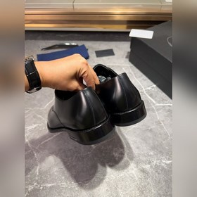 Мужские кожаные туфли PRADA, импортный товар, материал： кожа высш