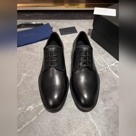Мужские кожаные туфли PRADA, импортный товар, материал： кожа высш