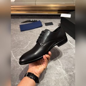 Мужские кожаные туфли PRADA, импортный товар, материал： кожа высш