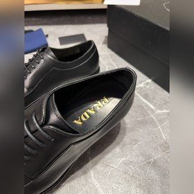 Мужские кожаные туфли PRADA, импортный товар, материал： кожа высш