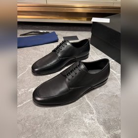 Мужские кожаные туфли PRADA, импортный товар, материал： кожа высш