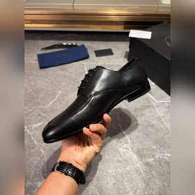 Мужские кожаные туфли PRADA, импортный товар, материал： кожа высш